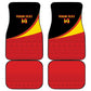 Afro Cricket Uganda Custom Car Mats Go Cranes African Pattern - African Pride