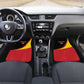 Afro Cricket Uganda Custom Car Mats Go Cranes African Pattern - African Pride