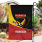 Afro Cricket Uganda Custom Garden Flag Go Cranes African Pattern - African Pride