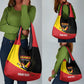Afro Cricket Uganda Custom Grocery Bag Go Cranes African Pattern - African Pride