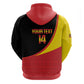 Afro Cricket Uganda Custom Hoodie Go Cranes African Pattern - African Pride