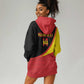 Afro Cricket Uganda Custom Hoodie Dress Go Cranes African Pattern - African Pride