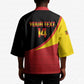 Custom Uganda Cricket Kimono Go Cranes African Pattern
