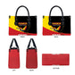 Custom Uganda Cricket Leather Bag Go Cranes African Pattern