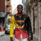 Afro Cricket Uganda Custom Long Sleeve Button Shirt Go Cranes African Pattern - African Pride
