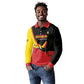 Afro Cricket Uganda Custom Long Sleeve Polo Shirt Go Cranes African Pattern - African Pride
