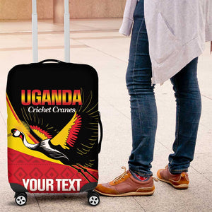 Afro Cricket Uganda Custom Luggage Cover Go Cranes African Pattern - African Pride