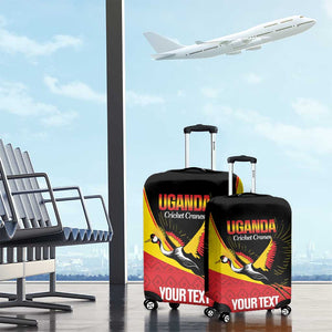 Afro Cricket Uganda Custom Luggage Cover Go Cranes African Pattern - African Pride