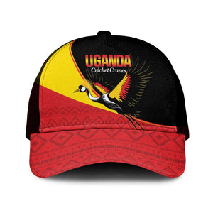 Uganda Cricket Mesh Trucker Cap Go Cranes African Pattern - African Pride