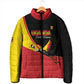Custom Uganda Cricket Padded Jacket Go Cranes African Pattern