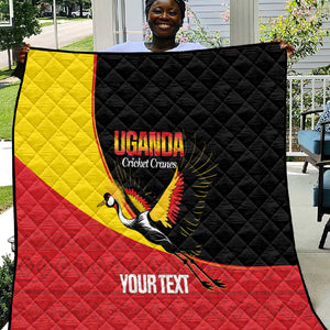 Afro Cricket Uganda Custom Quilt Go Cranes African Pattern - African Pride
