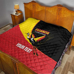 Afro Cricket Uganda Custom Quilt Go Cranes African Pattern - African Pride