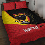 Afro Cricket Uganda Custom Quilt Bed Set Go Cranes African Pattern - African Pride