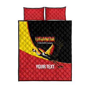Afro Cricket Uganda Custom Quilt Bed Set Go Cranes African Pattern - African Pride