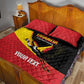 Afro Cricket Uganda Custom Quilt Bed Set Go Cranes African Pattern - African Pride