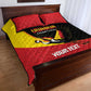 Afro Cricket Uganda Custom Quilt Bed Set Go Cranes African Pattern - African Pride