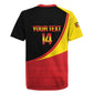 Afro Cricket Uganda Custom Rugby Jersey Go Cranes African Pattern - African Pride