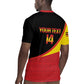 Afro Cricket Uganda Custom Rugby Jersey Go Cranes African Pattern - African Pride