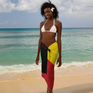 Afro Cricket Uganda Custom Sarong Go Cranes African Pattern - African Pride
