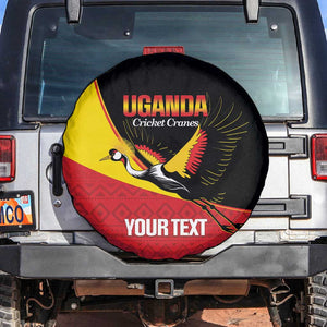 Afro Cricket Uganda Custom Spare Tire Cover Go Cranes African Pattern - African Pride
