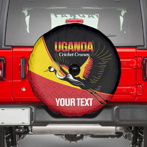 Afro Cricket Uganda Custom Spare Tire Cover Go Cranes African Pattern - African Pride