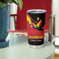 Afro Cricket Uganda Custom Tumbler Cup Go Cranes African Pattern - African Pride