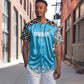 Afro Cricket Tanzania Custom Baseball Jersey Go Cows Sporty African Pattern - African Pride