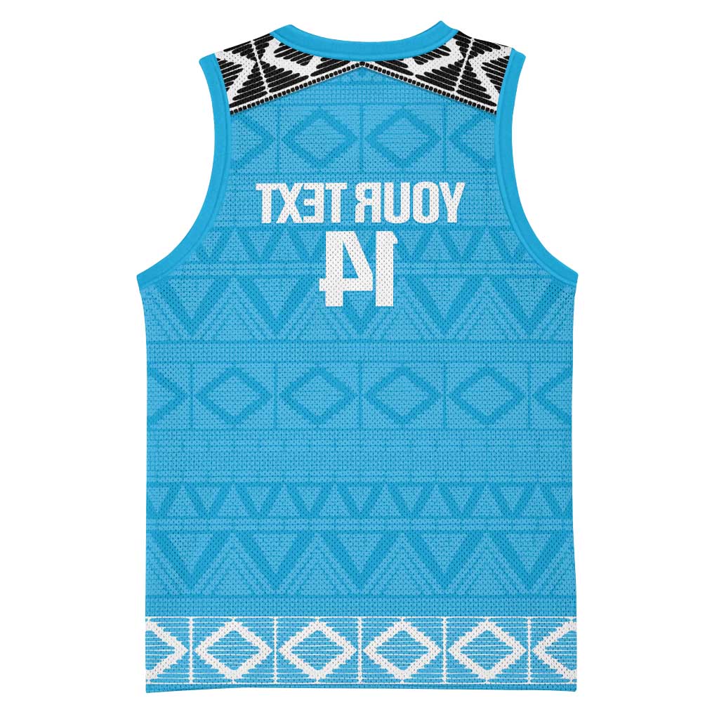 Afro Cricket Tanzania Custom Basketball Jersey Go Cows Sporty African Pattern - African Pride