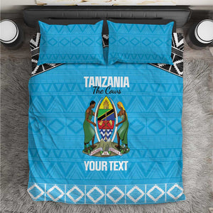 Afro Cricket Tanzania Custom Bedding Set Go Cows Sporty African Pattern - African Pride