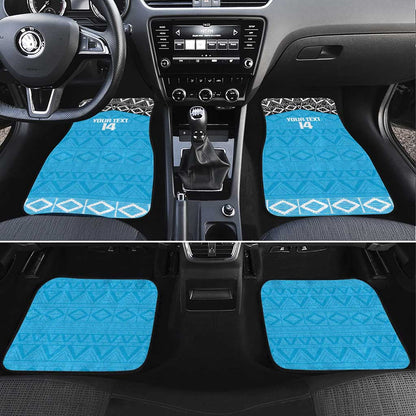 Afro Cricket Tanzania Custom Car Mats Go Cows Sporty African Pattern - African Pride