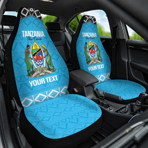 Afro Cricket Tanzania Custom Car Seat Cover Go Cows Sporty African Pattern - African Pride