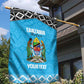 Afro Cricket Tanzania Custom Garden Flag Go Cows Sporty African Pattern - African Pride