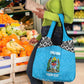 Afro Cricket Tanzania Custom Grocery Bag Go Cows Sporty African Pattern - African Pride