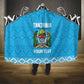 Afro Cricket Tanzania Custom Hooded Blanket Go Cows Sporty African Pattern - African Pride