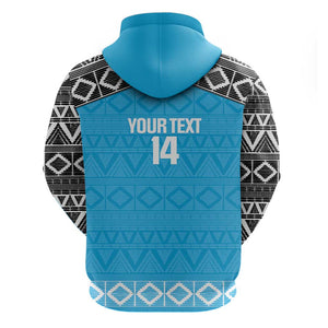 Afro Cricket Tanzania Custom Hoodie Go Cows Sporty African Pattern - African Pride
