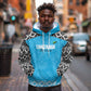 Afro Cricket Tanzania Custom Hoodie Go Cows Sporty African Pattern - African Pride