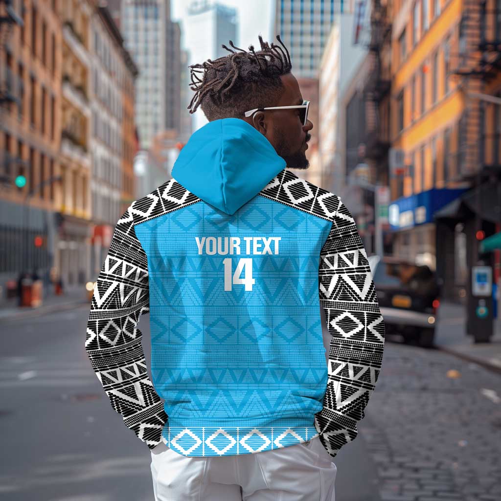 Afro Cricket Tanzania Custom Hoodie Go Cows Sporty African Pattern - African Pride