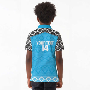 Afro Cricket Tanzania Custom Kid Polo Shirt Go Cows Sporty African Pattern - African Pride