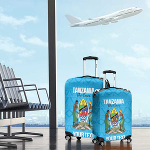 Afro Cricket Tanzania Custom Luggage Cover Go Cows Sporty African Pattern - African Pride