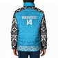 Custom Tanzania Cricket Padded Jacket Go Cows Sporty African Pattern