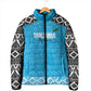 Custom Tanzania Cricket Padded Jacket Go Cows Sporty African Pattern