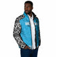Custom Tanzania Cricket Padded Jacket Go Cows Sporty African Pattern
