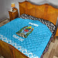Afro Cricket Tanzania Custom Quilt Go Cows Sporty African Pattern - African Pride