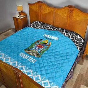 Afro Cricket Tanzania Custom Quilt Go Cows Sporty African Pattern - African Pride