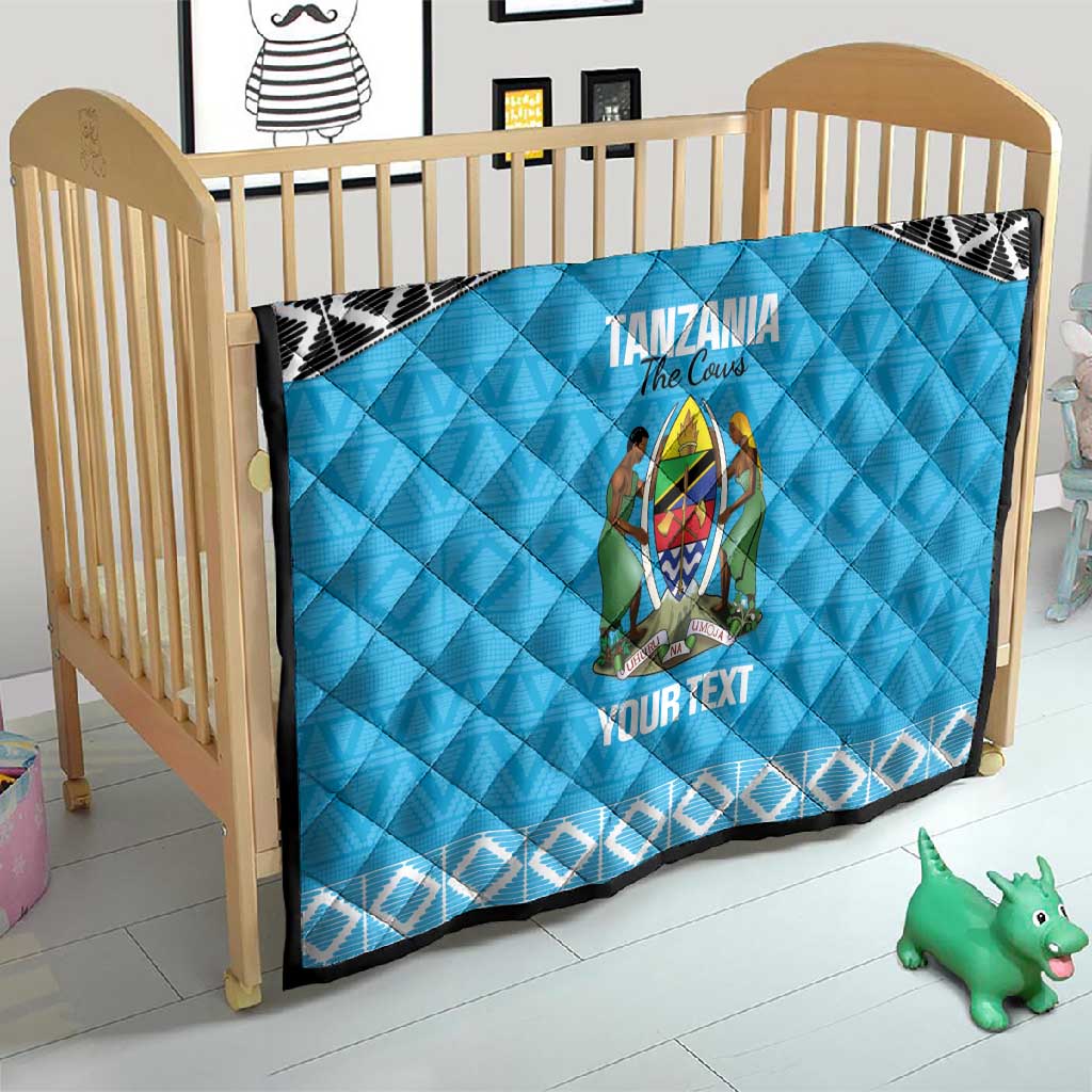 Afro Cricket Tanzania Custom Quilt Go Cows Sporty African Pattern - African Pride