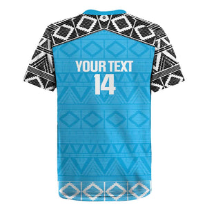 Afro Cricket Tanzania Custom Rugby Jersey Go Cows Sporty African Pattern - African Pride