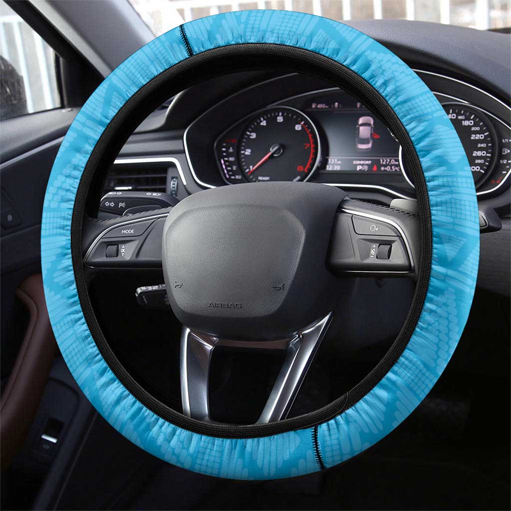 Afro Cricket Tanzania Steering Wheel Cover Go Cows Sporty African Pattern - African Pride