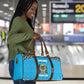 Custom Tanzania Cricket Travel Bag Go Cows Sporty African Pattern