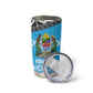 Afro Cricket Tanzania Custom Tumbler Cup Go Cows Sporty African Pattern - African Pride
