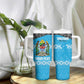 Afro Cricket Tanzania Custom Tumbler With Handle Go Cows Sporty African Pattern - African Pride